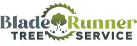 The Blade Runner Tree Service logo.