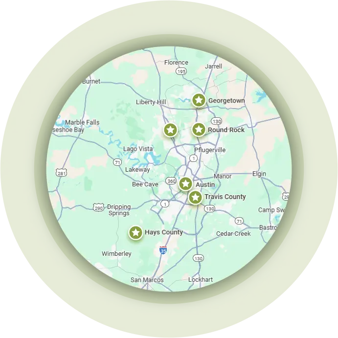 A map our Blade Runner Tree Service's service areas